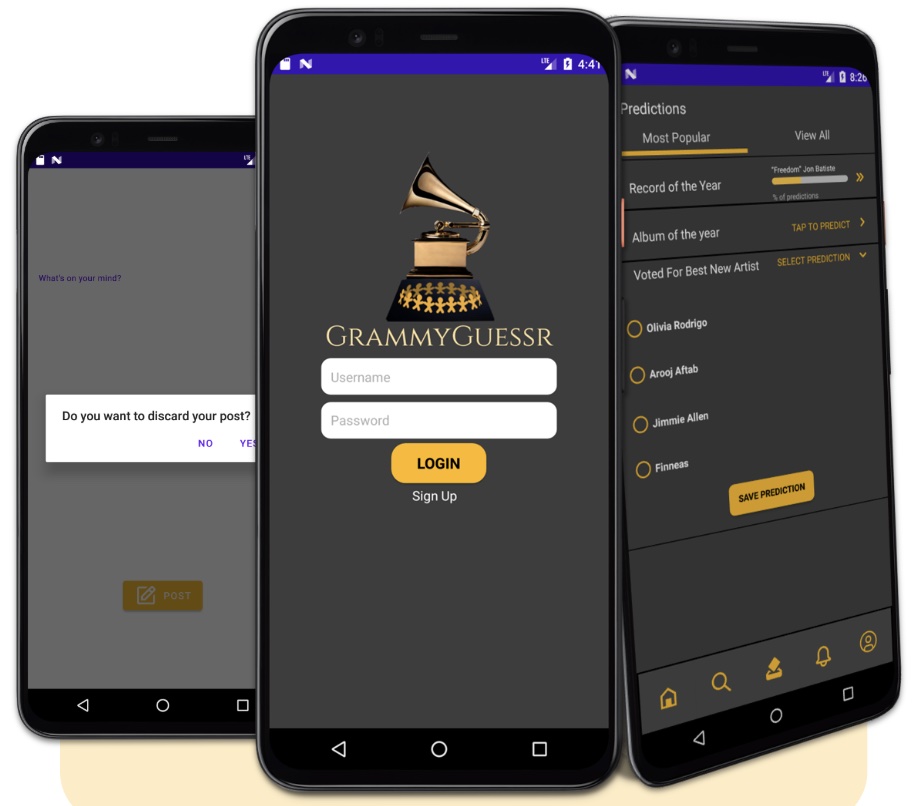 Grammys app screenshot 1